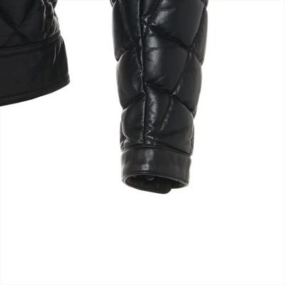 Moncler BREITMAN 20 years Leather Down jacket 0 Men's Black