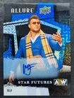 2022 AEW MJF BLUE RAINBOW AUTO /35 ALLURE Trading Card #102764