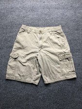 Wrangler Cargo Shorts Mens 32 Khaki Authentic Issue Utility Pockets Outdoor Work