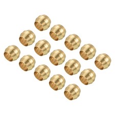 15 Pcs Brass Compression Sleeve Ferrules 4mm Tube  Brass Compression Fittings