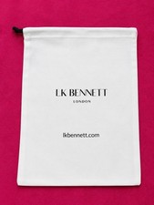 Produktbild - LK Bennett London Staubbeutel Kordelzugbeutel | Weiß Aufbewahrung Schuhbeutel | Original