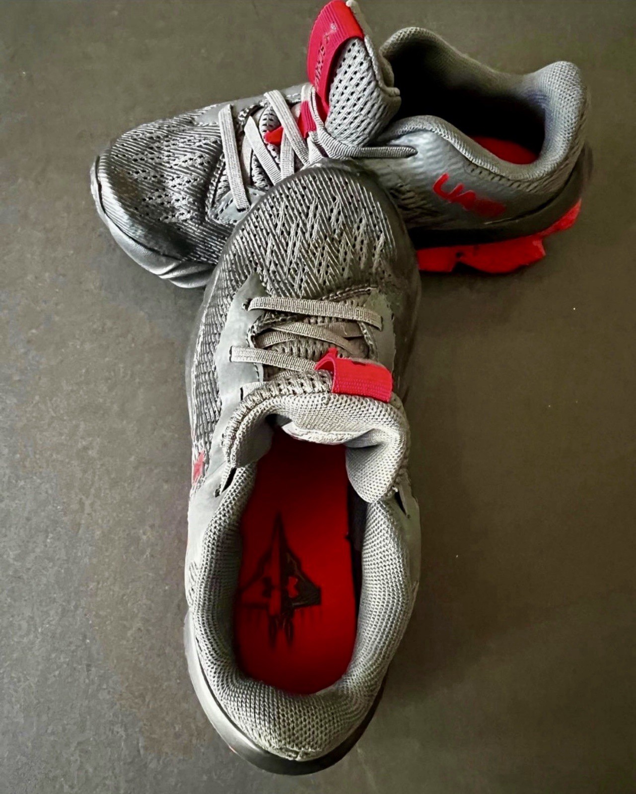 Kids Size 12 Kids New Grey And Red