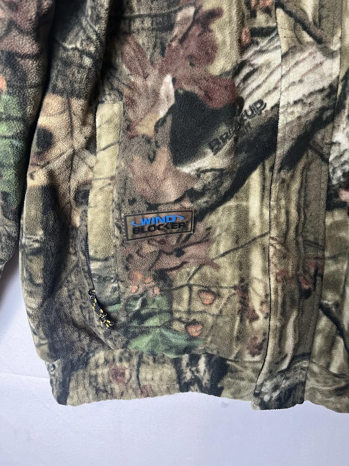 Men’s Camouflage Camo Scent Shield  Sz Medium Full Zip Jacket EUC Hunting - Image 3 of 4
