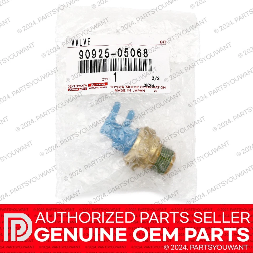 GENUINE Toyota Lexus OEM Bimetal Vacuum Switching Valve 90925-05068 / 9092505068 - Изображение 2 из 4