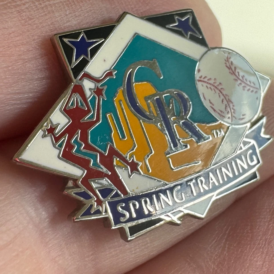 Vintage Colorado Rockies Spring Training Arizona Logo Enamel Lapel Pin 1997 - Image 2 of 4