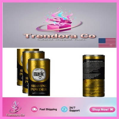 SoftSheen-Carson Magic Razorless Shaving Powder for Black Men - 4.5 oz Pack of 3