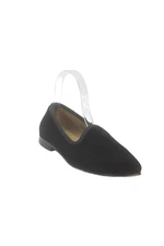 Del Toro Womens Velvet Slide On Casual Loafers Jet Black Size 8