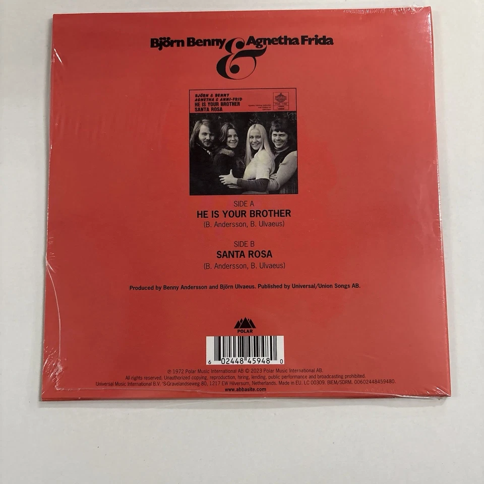 ABBA – He Is Your Brother - UK Polar 7" Picture disc - 00602448459480 SEALED!! - Image 2 of 2