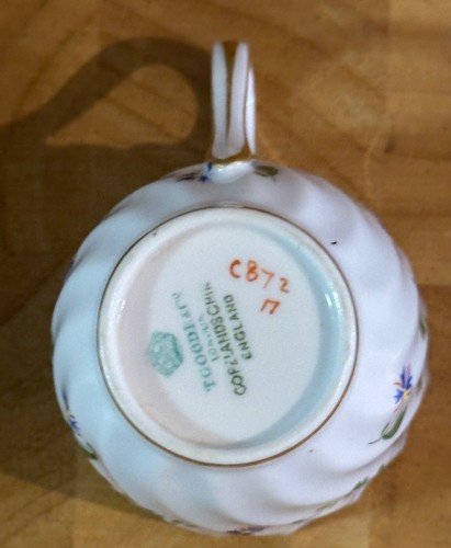 Copeland Spode Hand Floral Coffee Cup - Picture 4 of 4
