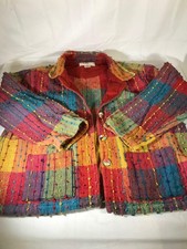 Anu By Natural Jacket Xxl 100% Cotton 5 Button Free Shipping