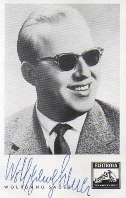 Autogramm Wolfgang Sauer Schlager Musiker Komponist 50er 60er 70er verstorben B