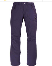 Burton Women's Vida Living Lining Stretch Snowboard Ski Pants Purple XS EUC