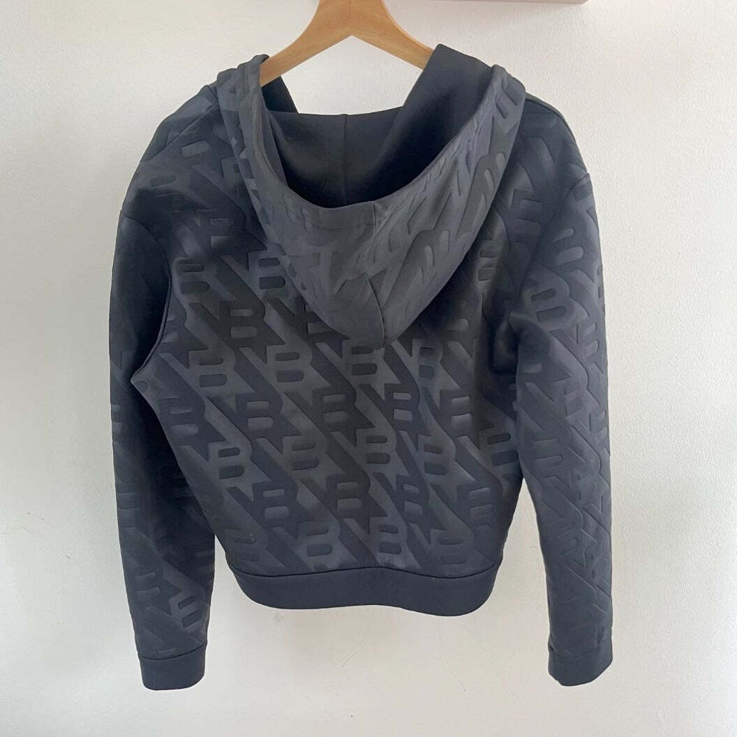 【関税&送料込】Balenciaga Jersey Full-Zip Hoodie BALENCIAGA Slim-Fit Cotton-Blend Jersey Zip-Up Hoodie for