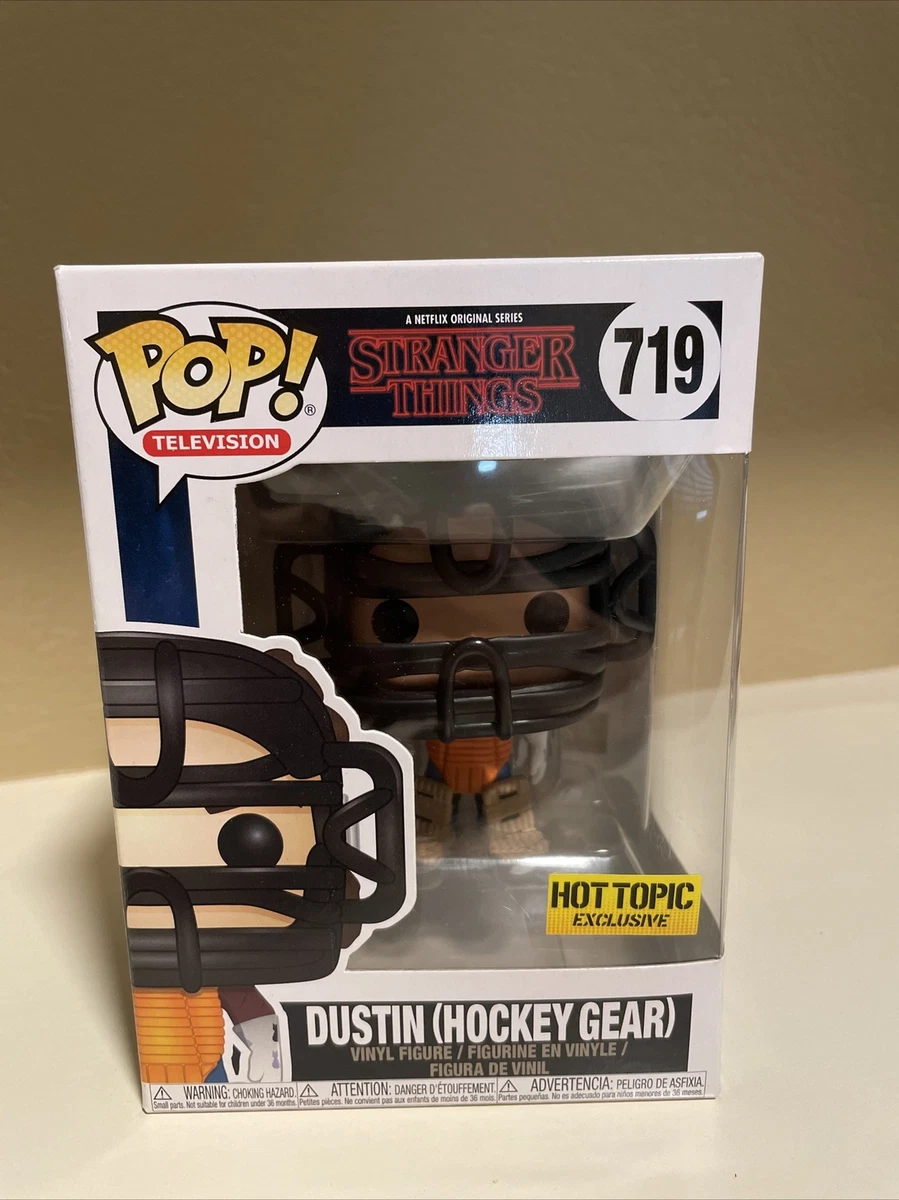Funko Pop Dustin in Hockey Gear Hot Topic Exclusive Stranger Things Figure 719