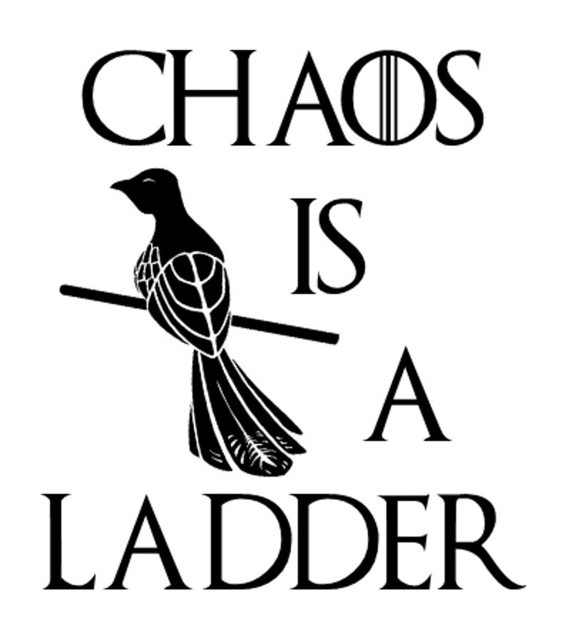 Oracal Vinyl Decal Truck Car Sticker Laptop Game Of Thrones Chaos Is