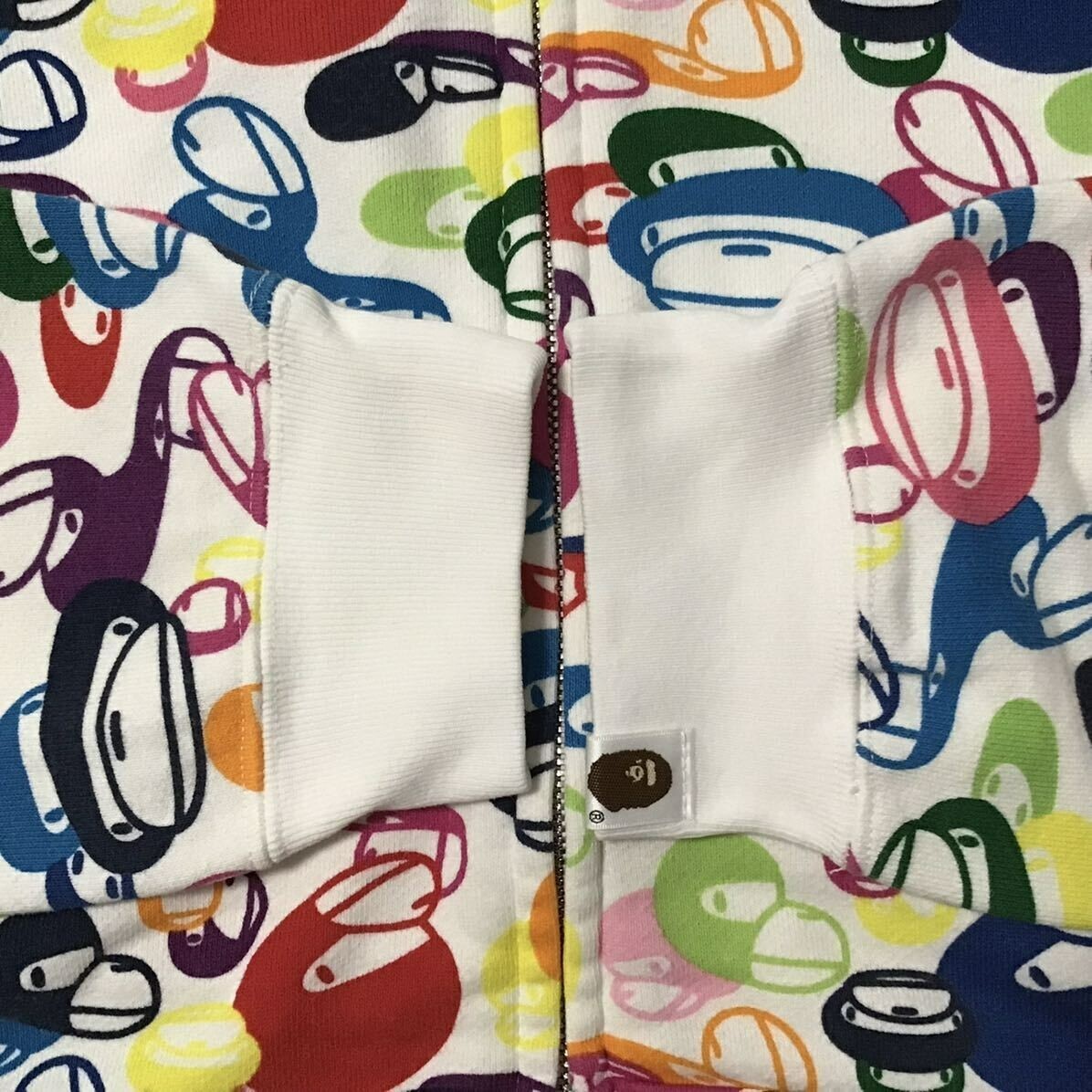 A BATHING APE Baby Milo Multi Camo パーカー A Bathing Ape Baby Milo Full Zip Multi-Camo Hoodie - Size M