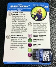 DC Heroclix Justice League Unlimited 030.02 Black Canary Team Up Card