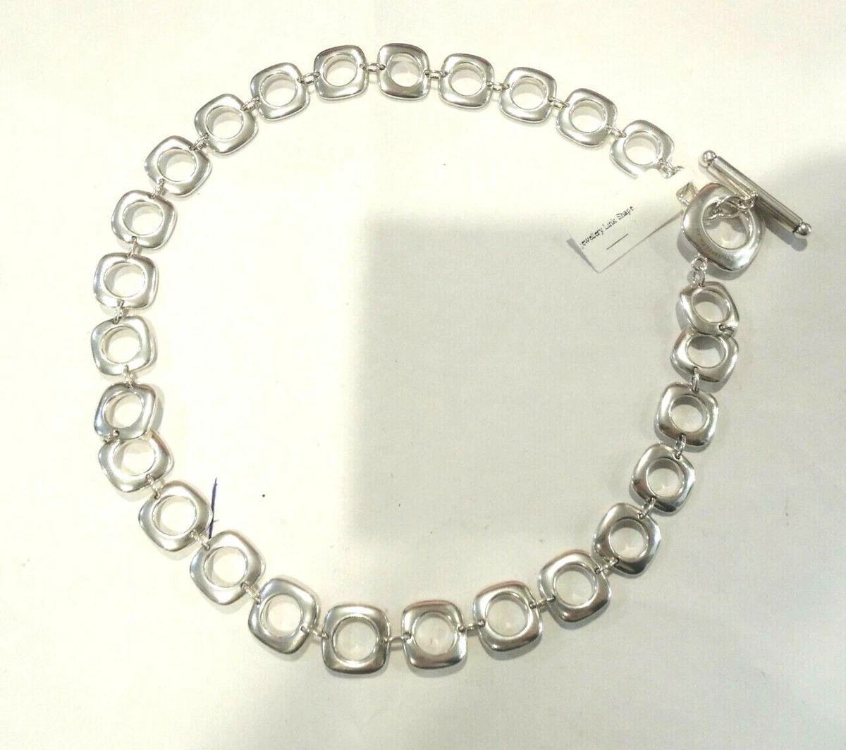 Tiffany sale square necklace