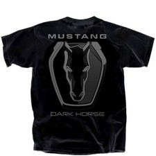 Dark Horse Ford Mustang T-Shirt in Black - Style - Ships Worldwide & FREE to USA