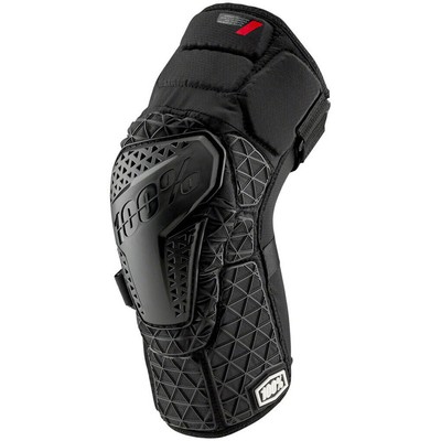 100% Surpass Knee Guard Black Large 90210-001-12