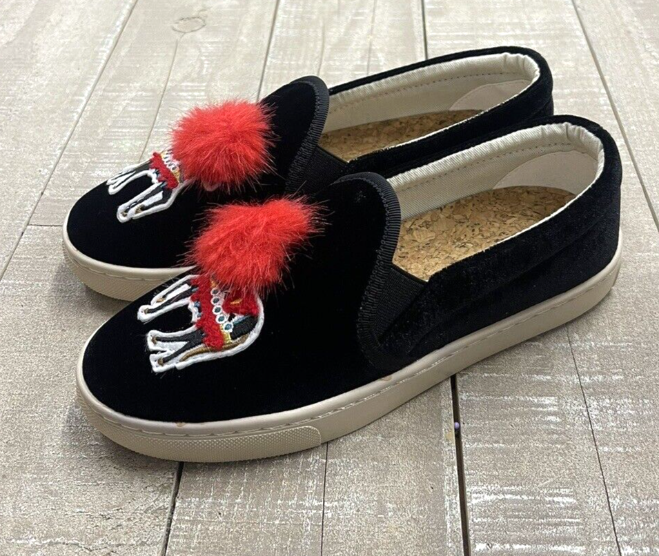 Sneakers slip on pony Soludos nuove con scatola nere Soludos taglia: 6 5