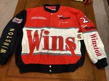 Vintage Nascar Winston Cup No Bull Jacket NOS Jimmy Spencer JH Design NWT Large