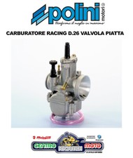 Carburatore Polini RACING PWK Valvola Piatta 26 Universale Moto Scooter