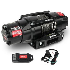 X-bull Electric Winch 5000lbs Synthetic Rope 12v Dc Truck Towing Trailer Atv Utv X-bull Electric Winch 5000lbs Synthetic Rope 12v Dc Truck Towing Trailer Atv Utv