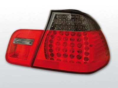Stopuri pentru for BMW Seria 3 E46 98-01 Limo roșu de fum cu LED-uri TUNING LDBM