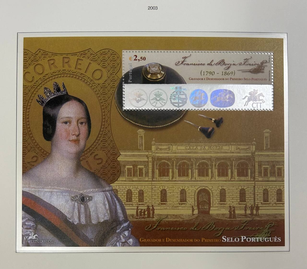 Portugal 2003 3 blocks of stamps Mi#bl.189-191 MNH CV=21$