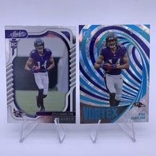 2022 Panini Donruss  RC Vortex Cosmic Parallel /100 Kyle Hamilton Rookie Ravens