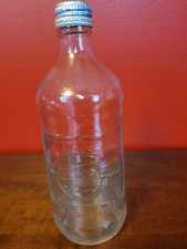 Vintage Embossed 1970s 16oz Pepsi Cola Soda Bottle w Cap