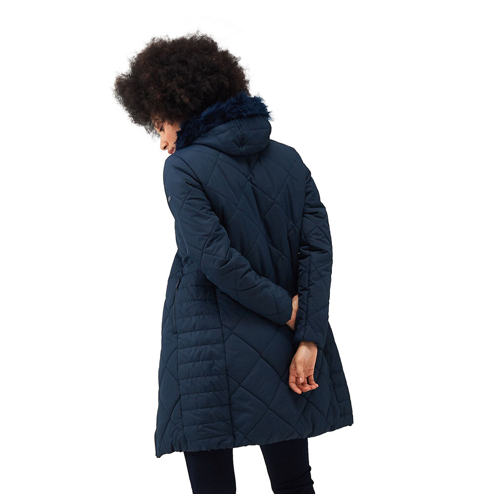Regatta Womens Fritha II Insulated Parka (Navy) eBay