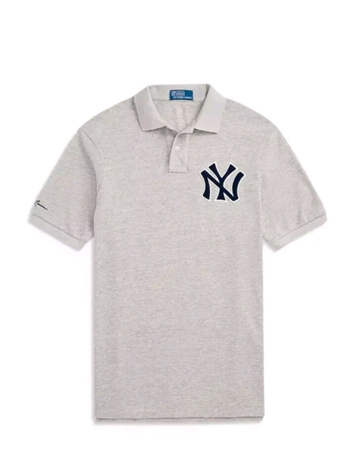 Polo Ralph Lauren Heather Gray New York Yankees Polo Multi