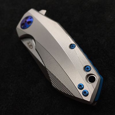 Blue Titanium [ Screw Set ] for Zero Tolerance 0456 Folder ZT0456 (NO KNIFE)