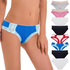 Cotton Soft Women Underwear Knickers Boxer Briefs Short Pack Of 8