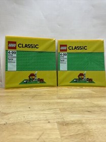 Lot Of 2 LEGO CLASSIC: Green Baseplates (10700). NEW AND FACTORY SEALED!!!