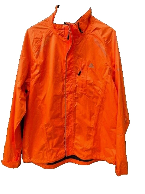 Cycling Jacket Dare2b Regatta Wind & Waterproof Orange Lined Zip HiViz XL BNWOT