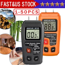 Digital LCD Wood Moisture Meter Detector Tester Wood Firewood Paper Cardboard