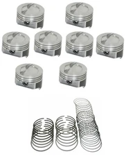 Mercruiser Chevy Marine 6.2L 377 Dish Top 2vr Pistons+MOLY Rings Set +.030" bore