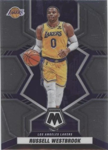2020-2021 Panini Mosaic Russell Westbrook SIGNED AUTO #39