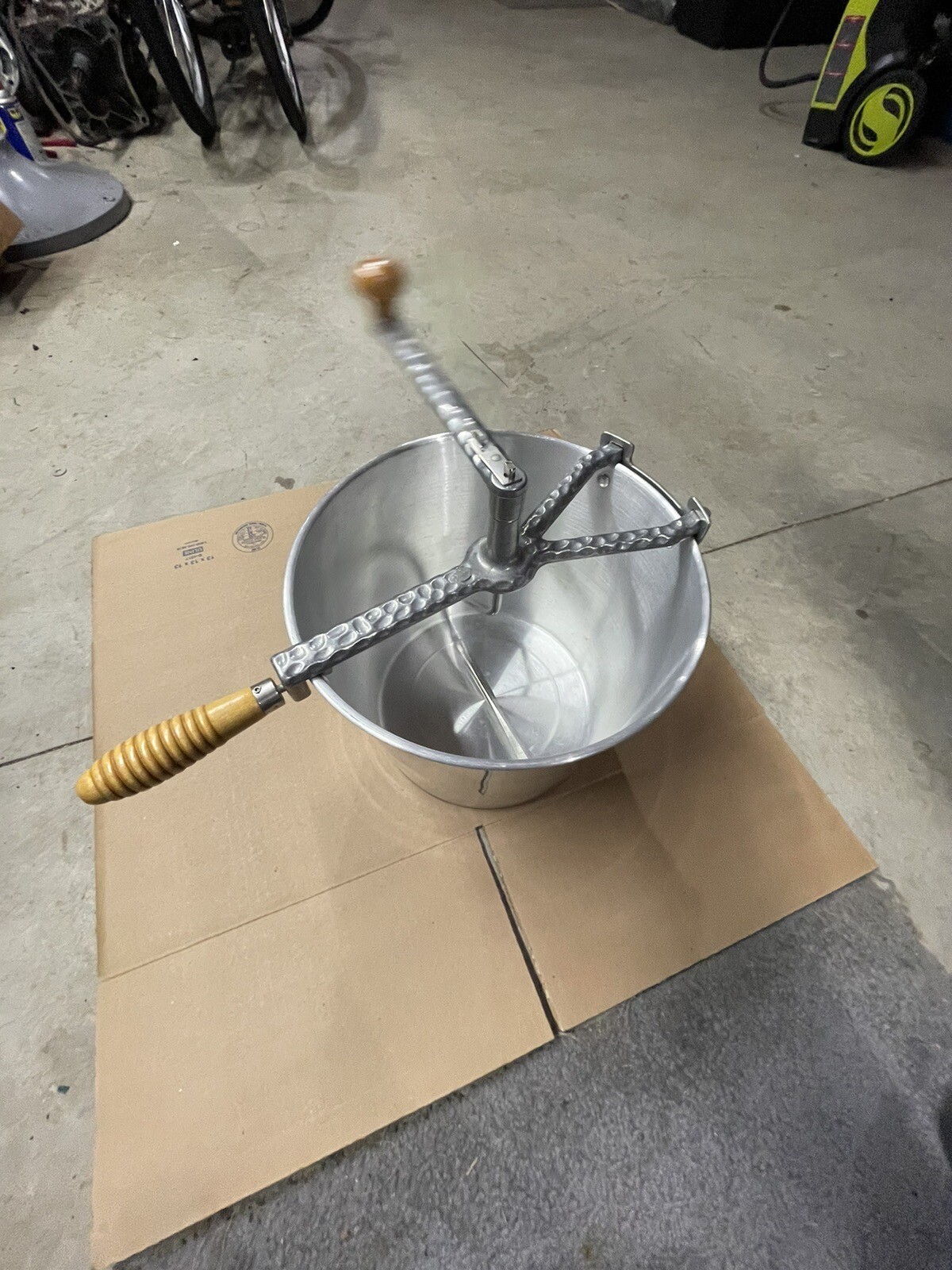 Vintage Camco Dough Mixer Metal Bucket Bread Pizza Dough Maker Model