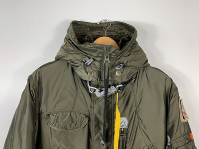 Mens Parajumpers Masterpiece Series Parka Down Liner Jacket Green