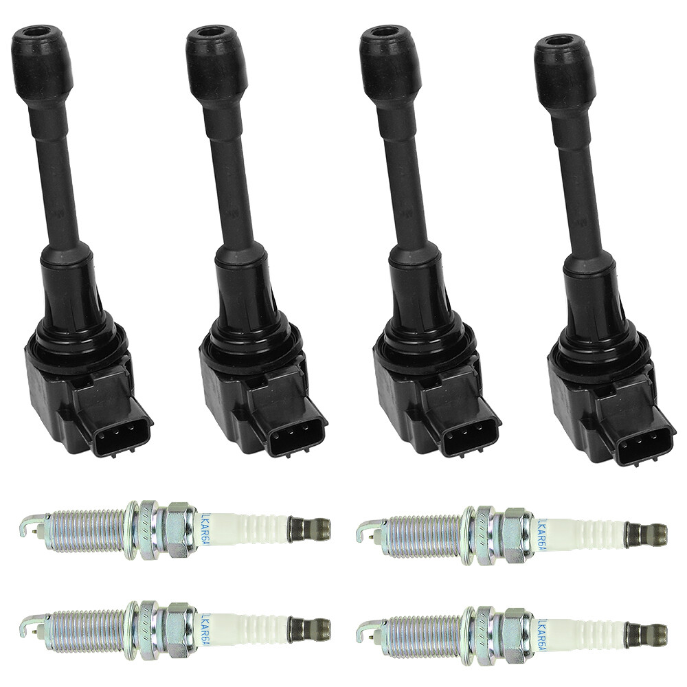 4pcs Ignition Coils Pack For Nissan Altima Sentra Rogue XTrail Tiida 2