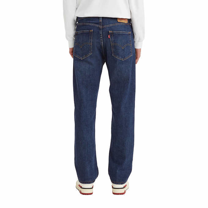 %EF%B8%8FLevi%27s+Men%27s+505+Regular+Fit+Straight+Leg+Jeans+-+Blue+ ...