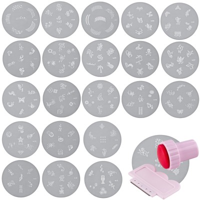 Schablone Fur Nagelstempel Nailstamping Metall Platte Nagel Stempel Stamping Ebay 