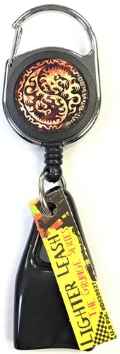 Original Grunge Series Lighter Leash, 3ct, Premium Retractable w. Clip, Leash6 - Picture 5 of 8