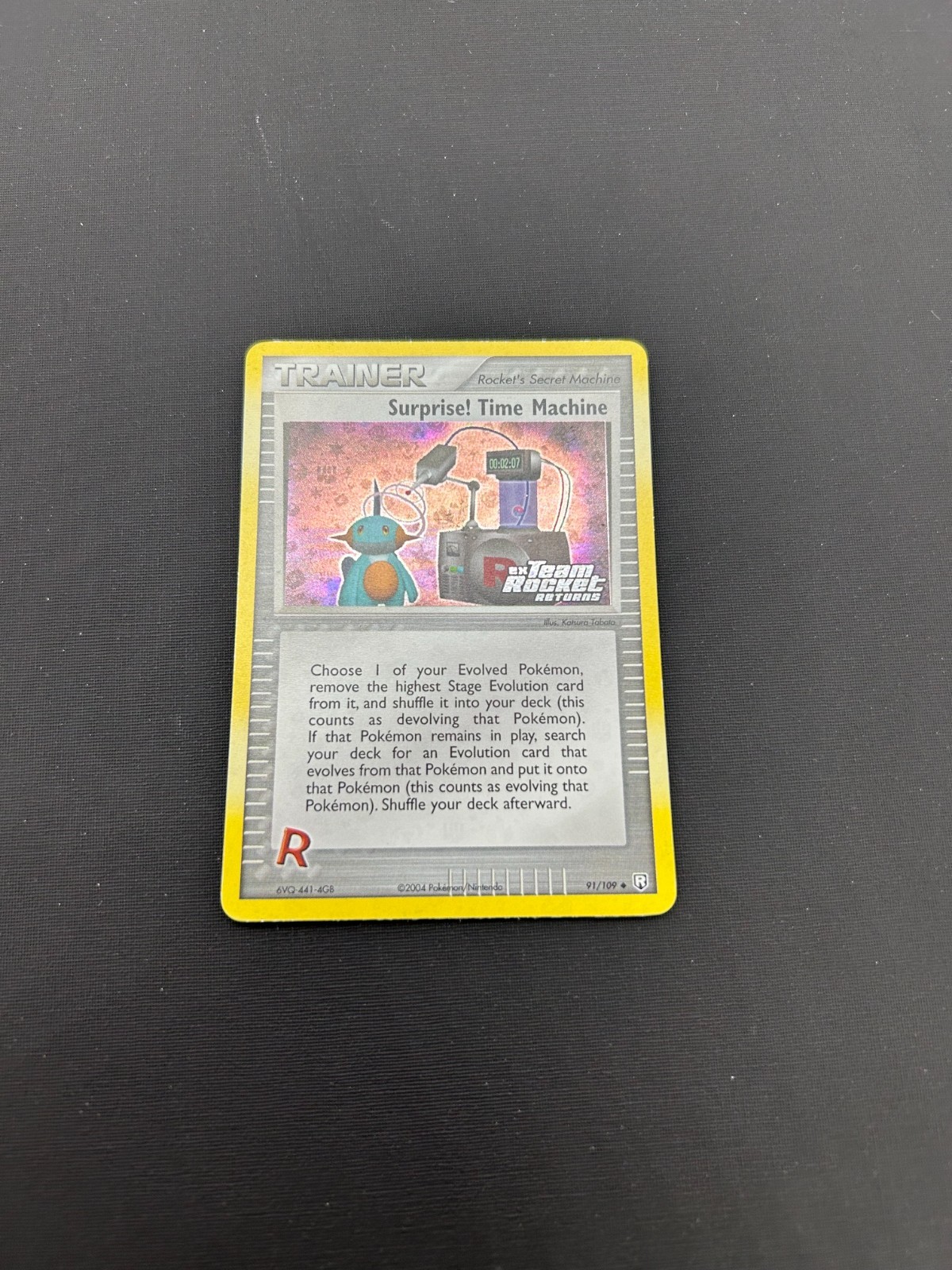 Surprise! Time Machine 91/109 Reverse Holo Team Rocket Returns Pokémon Card MP