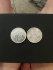 2 Morgan Silver Dollars  1889, 1883-O