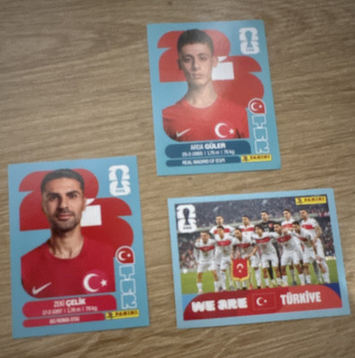 Panini FIFA World Cup Qatar 2022 Türkei 3 Karten Lot Arda Güler Zeki Çelik